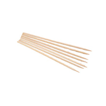 Wooden Color Bamboo BBQ Skewers Barbecue Shish Kabob Sticks Fruit Kebab Meat Party Fountain Bamboo BBQ Sticks Skewers Wooden (30cm)