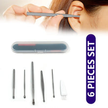 6 Pcs Stainless Steel Ear Wax Removal Tool Kit with Storage Box