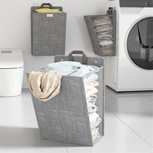 Foldable Hanging Laundry Basket with Lid – For Dirty Clothes