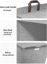 Foldable Hanging Laundry Basket with Lid – For Dirty Clothes