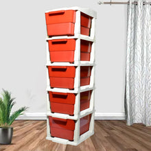 Multi-purpose anti-slip 5 layer modular drawer storage system for organized home storage.