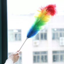 Colorful feather duster for cleaning