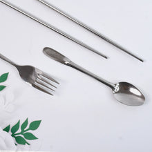 Portable Utensils Travel Cutlery Set 4 Pc With case
