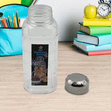Plastic Transparent Mukhwas Bottle With Steel Cap / Mouth Freshener / Dryfruits Multipurpose Air Tight and BPA Free Kitchen Storage Bottle (1 Pc)