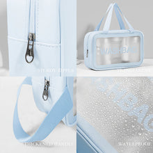 3-in-1 Waterproof Transparent Travel Toiletry Bag Set (3 Pc)