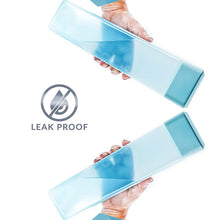 Large Capacity Plastic Water Bottle | Set of 6 | Square Water Bottle (940ml each)