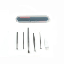 6 Pcs Stainless Steel Ear Wax Removal Tool Kit with Storage Box