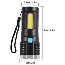 Rechargeable 4-LED Torch Light