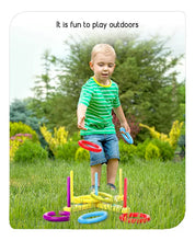 Ring Toss Game Indoor Outdoor Fun Ring Game 13 Pcs