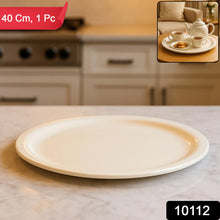 Large Round Multi-Purpose Serving Plate / Tray (1 Pc / 40 Cm)
