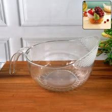Supermom Transparent Multipurpose Plastic Bowl with Handle (1 Pc)