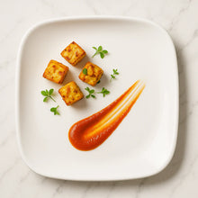 Plastic Square Dinner / Serving Plate – 20 cm (1 Pc)