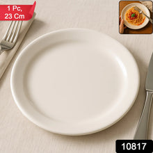 Plastic Round Dinner  Serving Plate – 23 cm (1 Pc)
