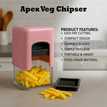 Apex Heavy Duty Potato Chipser & Vegetable Chopper with Dual Blade Set