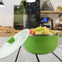 Microwave-Safe Plastic Serving Bowl with Lid (2200ml)