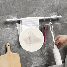 Transparent Wall-Mount Clip with Strong Spring Grip | Self-Adhesive Organizer Hook