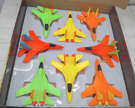 Jet Fighter Plan Set Of 1 (Multicolor)