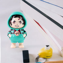 Cute Cartoon Character Keychain – Action Figure Design