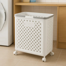 Laundry Storage Cart – Large Foldable Basket with Wheels for Easy Transport