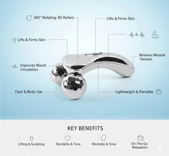 Handheld 3D Roller Massager