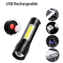 USB Rechargeable Mini LED Flashlight