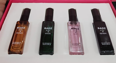 BADZ for HER - Luxury Perfume Collection - Gift box with 4 different fragrance (Honey, Queen, Love, Angel)