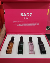 BADZ for HER - Luxury Perfume Collection - Gift box with 4 different fragrance (Honey, Queen, Love, Angel)