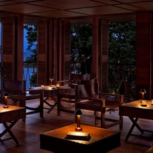 Touch Control Metal LED Table Lamp – USB Rechargeable & Dimmable