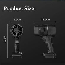 TurboGlass Cordless Car Blower | High-Power Portable Air Dryer for Car Cleaning, Camping & Outdoor Use | Handheld and Rechargeable