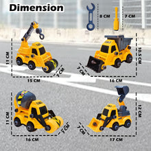 Engineering vehicles Nut Assembly Vehicle Toy