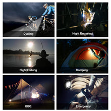 Mini Rechargeable Keychain Flashlight - 4 Light Modes with Folding Bracket & Magnetic Base