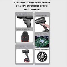 TurboGlass Cordless Car Blower | High-Power Portable Air Dryer for Car Cleaning, Camping & Outdoor Use | Handheld and Rechargeable