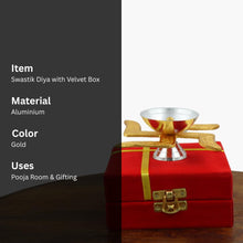 Swastik Akhand Jyoti Diya – Traditional Pooja Lamp