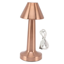 Touch Control Metal LED Table Lamp – USB Rechargeable & Adjustable