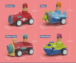 Top Gear Car Friction Powered Press and Go Toy Car 1 PCS