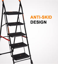 5-Step Folding Ladder – Sturdy & Safe for Household Tasks
