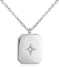 North Star Charm Silver Necklace