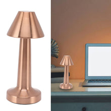 Touch Control Metal LED Table Lamp – USB Rechargeable & Adjustable