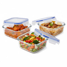 Varmora Clamp-It Rectangle Containers Set – 550ml, 1100ml, 2400ml