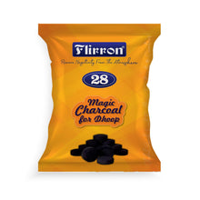 FLIRRON Magic Charcoal Burning Tablets for Dhoop (50 Tablets Pouch)