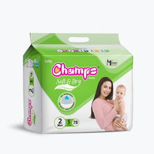 Champs Baby Diaper Pants S (78 Pcs) – 12Hr Leakproof & Anti-Rash