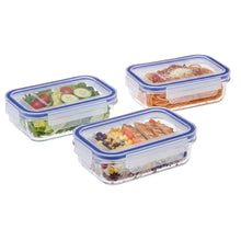 Varmora Clamp-It Rectangle Containers Set – 550ml, 1100ml, 2400ml