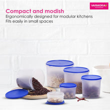 Varmora Magnum Round Blue Kitchen Storage