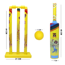 Kids’ Complete Cricket Set – 1 Bat, 2 Balls & 3 Stumps (Pack of 1)