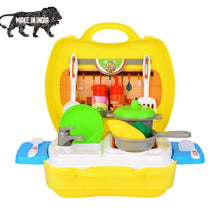 3-in-1 Kids Pretend Play Combo – Makeup, Doctor & Kitchen Set