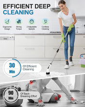 9-in-1 Rechargeable Electric Spin Mop | Versatile Power Scrubber for Bathroom, Floor, Tiles & More | Handheld Cleaning Brush with Interchangeable Heads for Home & Office Use