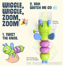 Wiggle Wings Animated Bee Clockwork Spring Plush Toy (1 Piece)