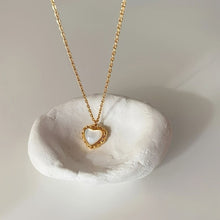 Vintage Retro Charm Heart Necklace