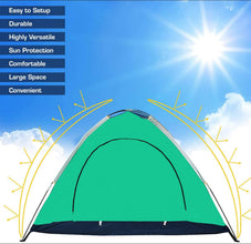 Portable 4-Person Outdoor Camping Tent – Spacious & Easy Setup