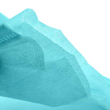 Disposable Face Mask with Nose Clip (Blue/Black, Pack of 100) for Unisex